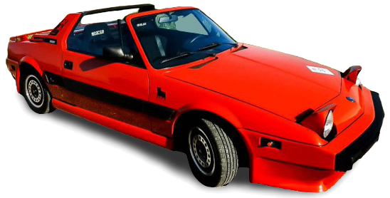 X1/9 Fiat Bertone cabrio rossa