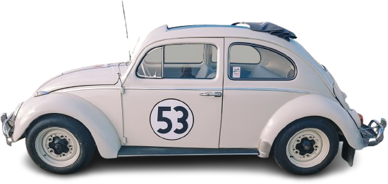 🎬 Herbie 53 Maggiolino Tuttomatto – Auto iconica per noleggio eventi e cinema