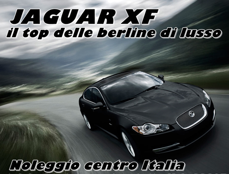 noleggio Umbria Lazio Toscana Marche Jaguar XF