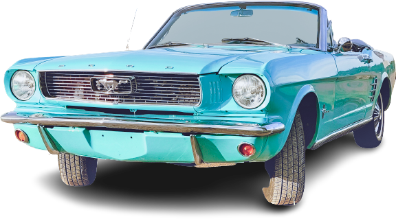 Ford Mustang cabrio 1966 noleggio a Siena Toscana Umbria