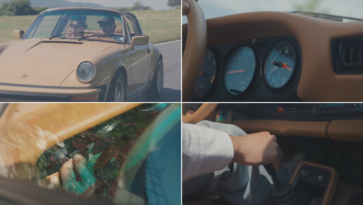 Porsche 911 Targa Videoclip a Borgobrufa Resort