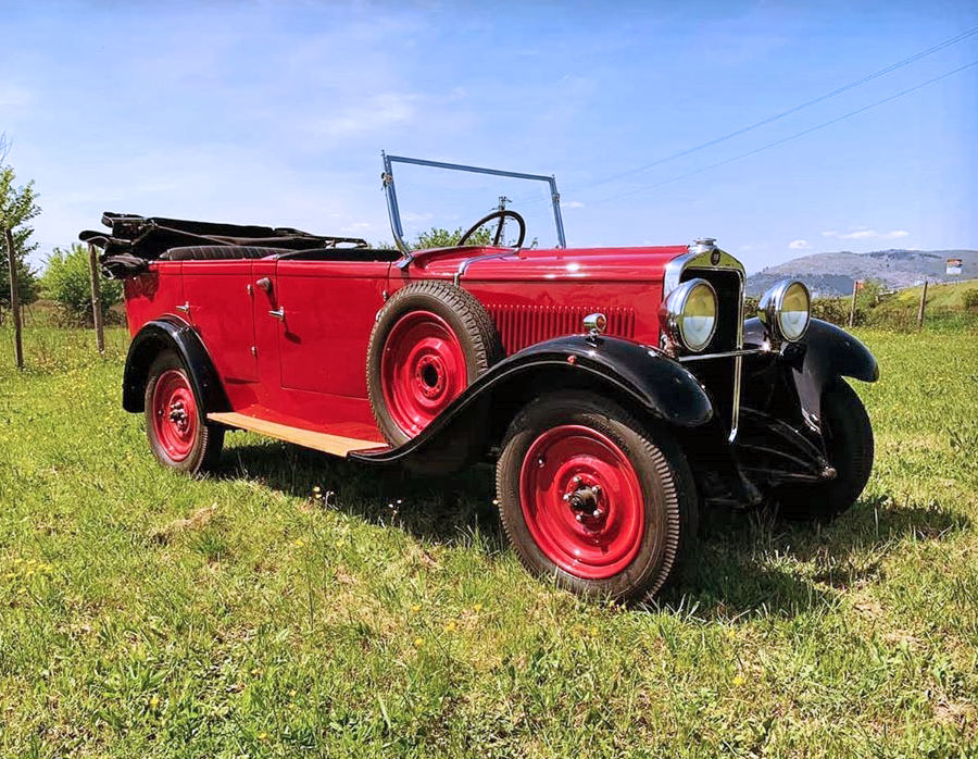 Fiat Torpedo 514 del 1929 noleggio in Toscana